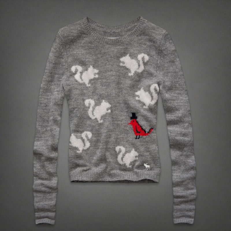 Abercrombie Fitch Mujeres De Cuello Redondo Jersey AF8330